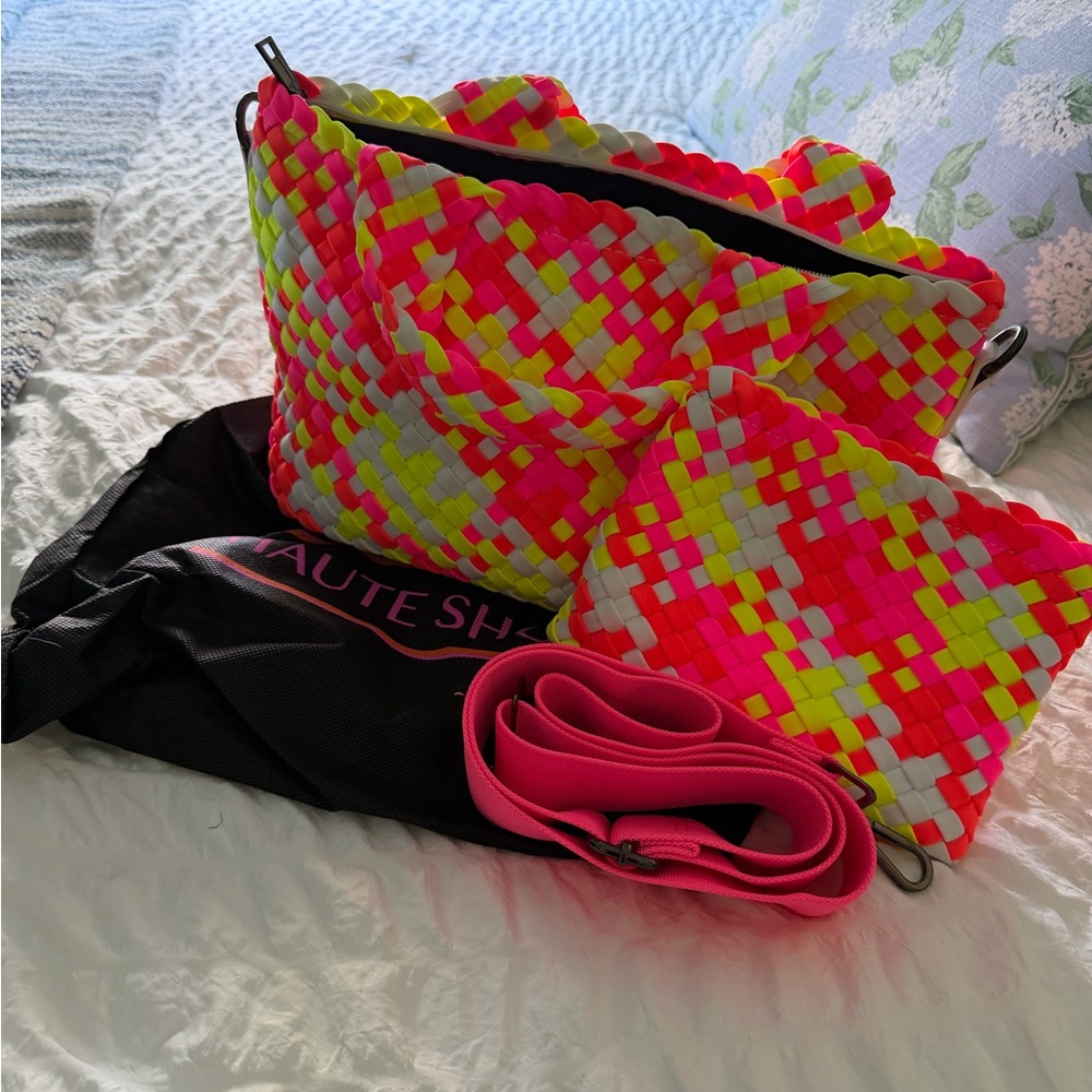Haute shore neon mark bag and pouch
